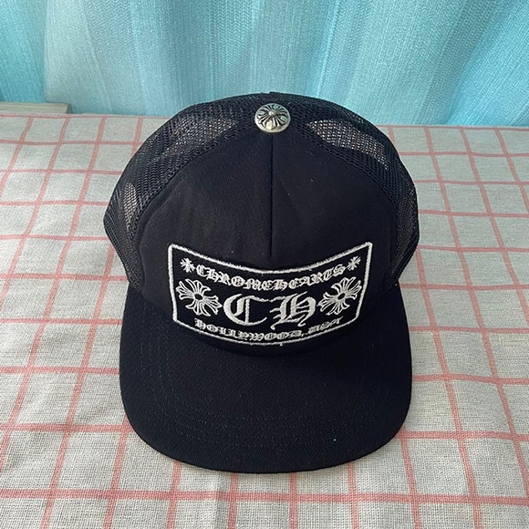 Chrome Hearts Other - Chrome Hearts Mesh Breathable Black Embroidered Sports Cap